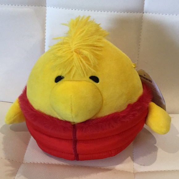 Woodstock (Puffer Jacket) Squishmallow Plush Toy from Peanuts Collection NWT - Picture 1 of 2